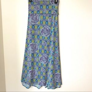 SALE! NEW LuLaRoe L Maxi Skirt ROSES!